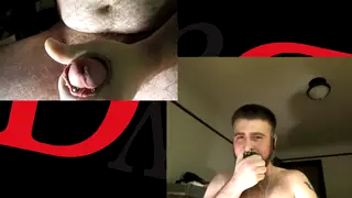 Tattooed Pierced Stud Milks Toy And Swallows Load
