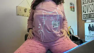 European Babe Teases in Pajamas With POV Views