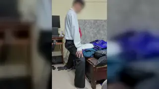 Mature Daddy Pleasures Himself with a Toy at His Desk