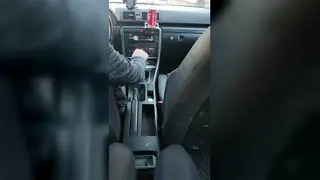 Stranger Driver Picks Up a Cutie for a Public Car Casting
