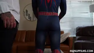 Cosplay Hero Worships a Massive Black Cock