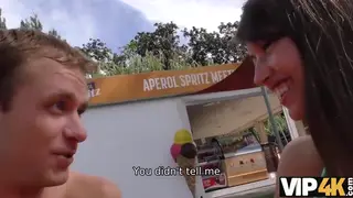 European Woman Takes Anal on a Public Beach