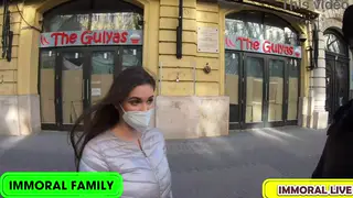 Busty Czech Beauty Stars in Budapest Threesome
