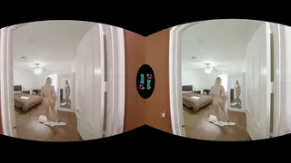 Blonde Student Rides Hard in VR Sorority Scene