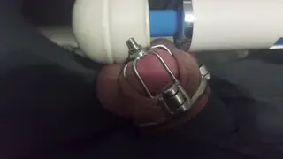 Bound Mature Daddy Milked by Vibrator in POV