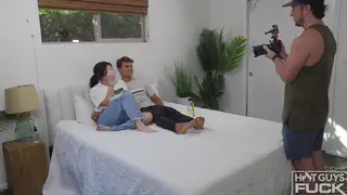 Muscular Latino Stud Barebacks Curvy Teen in Raw Session