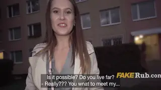 European Stranger Blows Guy Outdoors for Cash Casting