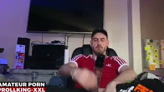 European Guy Shows Off Massive Cock and Feet