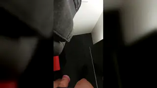 Mature European Bear Enjoys Outdoor Pissing Session