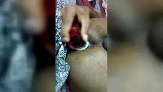 Indian Guy Explores Solo Anal Play at Home