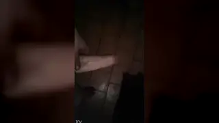 Latino Couple Shares Quick Intimate Moment