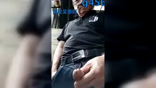 Silver-Haired Man Enjoys a Slow Webcam Massage
