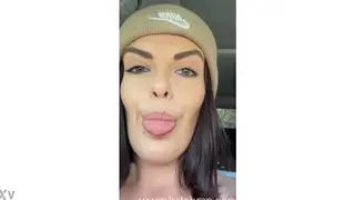 Busty Tattooed MILF Commands Solo Striptease Performance