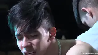 Skinny Latino Twinks Bareback with Bondage and Spanking