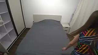 Husband Watches Friend Fuck Wife in Bedroom
