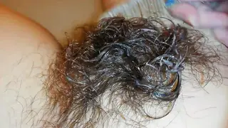 Hairy Lesbians Explore Bushy Cunts in Bathtub