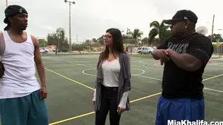 Busty Arab Woman Handles Two Men in a Threesome with BBC