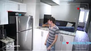 Stepbrother Barebacks Tight Twink to Relieve Blue Balls