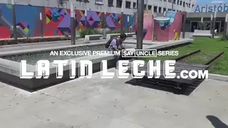 Tattooed Latino Rimmed Deep Before Cum Explosion