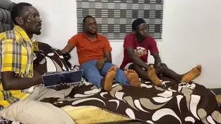 Petite Ebony Student Takes Two Cocks in Classroom Orgy