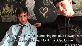 South American Twink Earns Cash with Oral and Bareback Sex