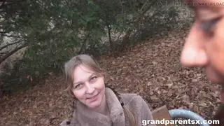 Busty MILF and Mature Couple Dominate Lover in Threesome