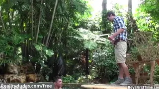 Hairy Bear Takes a Bearded Stud Deep in His Mouth