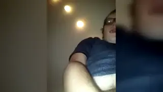 Solo Guy Stretches Hole With Pink Dildo