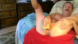 Hairy European Bear Takes Big Cock Bareback