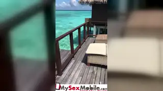 Blonde French Teen Rides POV on Holiday Getaway