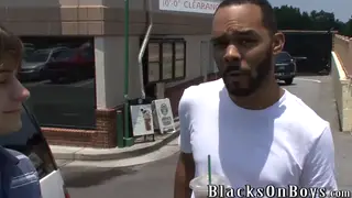 Guys Share a Threesome With Black Studs
