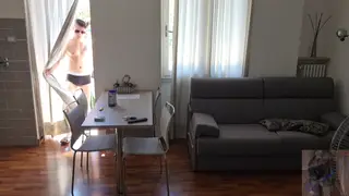 Latino Couple Enjoys Morning Bareback Sex