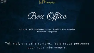 European Employee Gives Office Blowjob at Desk in Public