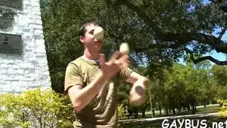 Muscular Hunk Delivers Bareback Anal After a Sloppy Blowjob