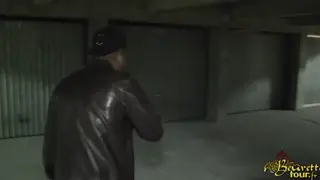 Arab Woman Endures a Rough Garage Gangbang with Double Penetration