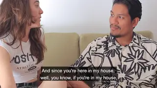 Schoolgirl Teases Friend's Dad With Playful Classroom Flirtation