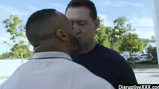 Married Black Stud Takes a Raw Interracial Pounding