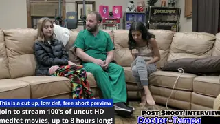 Blonde Neighbor Submits to a First-Time Medical POV Exam