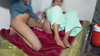 Curvy Indian MILF Drains Father-in-Law with Rough 69