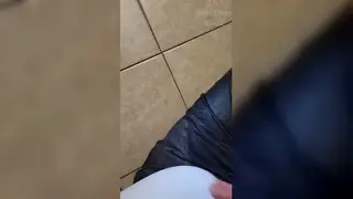 Chubby Daddy Loses Control and Wets His Jeans on Camera