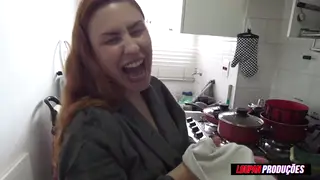 Brunette Latina MILF Takes Anal in Amateur Style