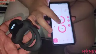 Curvy Wife Takes Anal Toy While Husband Watches