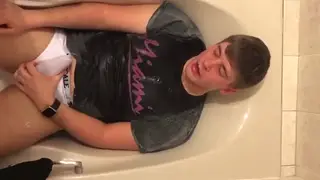 Twink Couple Share Cum and Piss Play