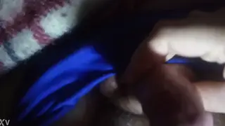 Amateur Guy Strokes Himself in a Real Setting