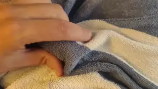 Hairy Muscle Daddy Delivers Footjob in Sauna