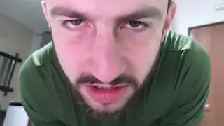 Hairy Latino Daddy Edges His Thick Cock Outdoors on POV