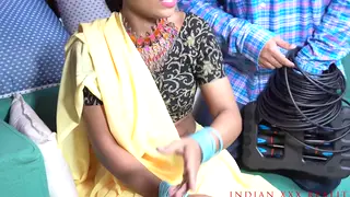 Indian Stepmom Rides Her Stepson in a Hindi Roleplay