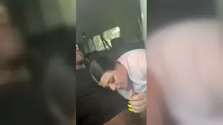 Latina Gives Deepthroat Blowjob Outdoors in Interracial Encounter