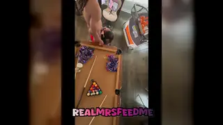 Curvy Ebony Cheerleader Takes BBC in Every Position at Pool Hall