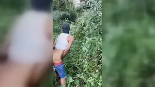 Mature Man Guides Teen Through First Outdoor Encounter
